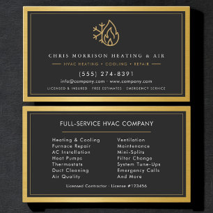 Carte De Visite Code QR de l'entreprise de CVC moderne