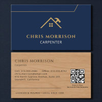 Code QR de menuiserie de charpente en bois