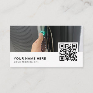 Carte De Visite code QR de verrouillage de porte intelligente