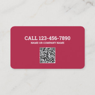 Carte De Visite Code QR détective de l'enquêteur privé