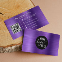 Code QR du logo de la société Brossé Metallic Purp