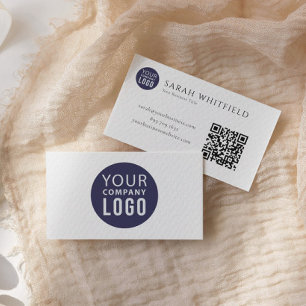 Carte De Visite Code QR du logo de l'entreprise