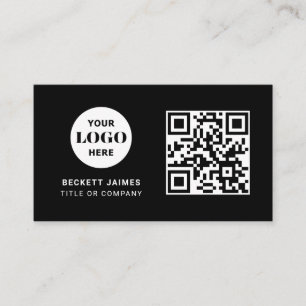 Carte De Visite Code QR du logo de l'entreprise