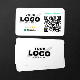 Carte De Visite Code QR Évaluation Entreprise Tripadvisor Commenta