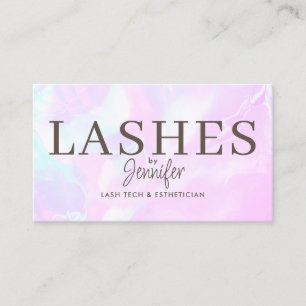 Carte De Visite Code QR Extensions de cils Luxe Moderne Tendance