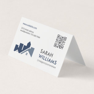 Carte De Visite Code QR   Immobilier