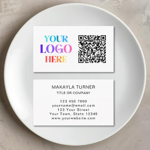 Carte De Visite Code QR Logo