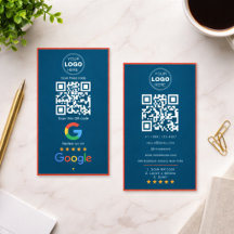 Code QR Logo de révision d'entreprise personnalisé
