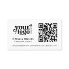 Code QR Logo d'entreprise Moderne Professionnel Bl