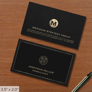 Carte De Visite Code QR monogramme