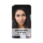 Code QR photo professionnel