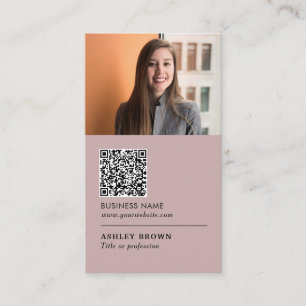 Carte De Visite Code QR Photographie immobilière professionnelle 