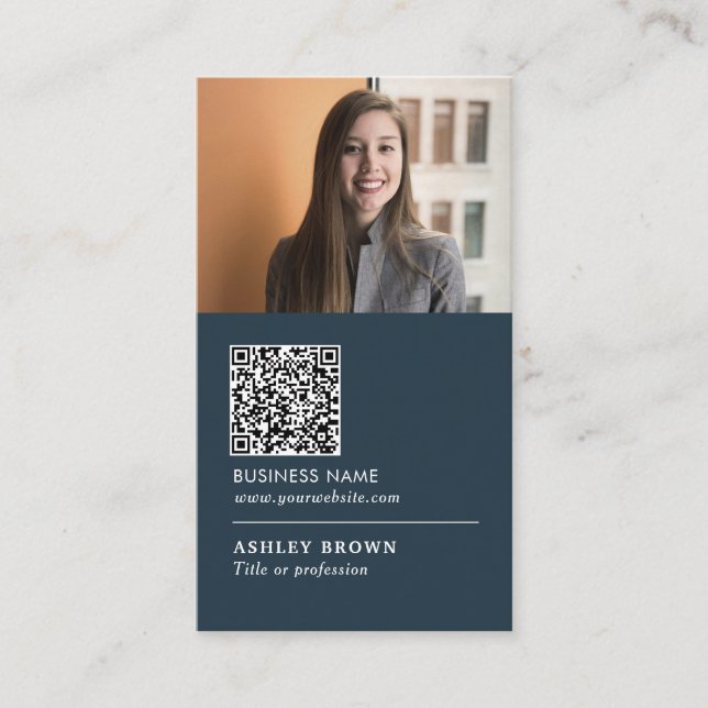Carte De Visite Code QR Photographie immobilière professionnelle m (Devant)