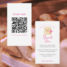 Code QR pour laisser un avis sur le pain Kawaii ro