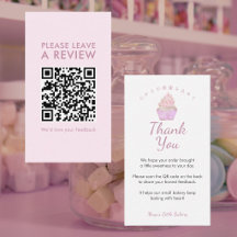 Code QR pour laisser un avis sur un Cupcake à l'aq