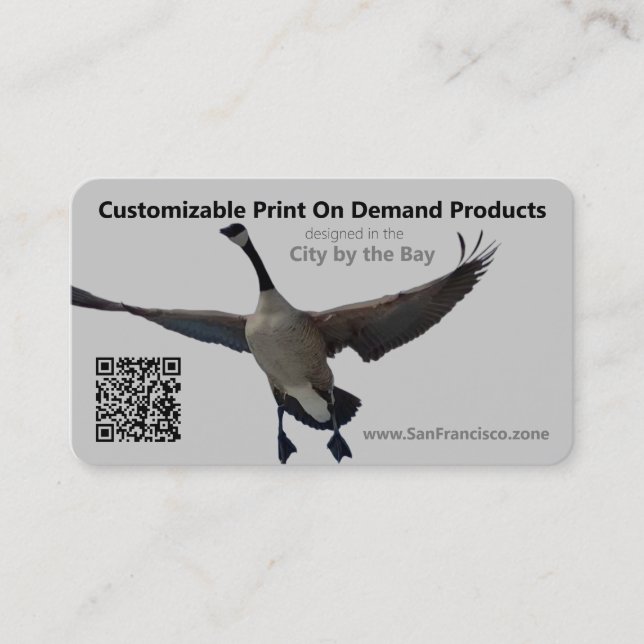 Carte De Visite Code QR promotionnel personnalisé Médias sociaux (Devant)