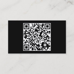 Carte De Visite code simple de QR