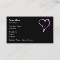 Coeur assez rose et noir d'amour