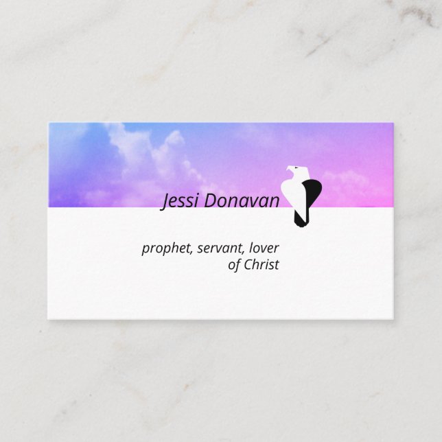 Carte De Visite Coeur d'aigle (Devant)