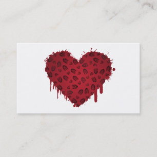 Carte De Visite coeur d'amorce