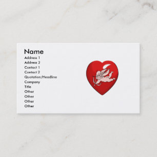 Carte De Visite coeur d'ange