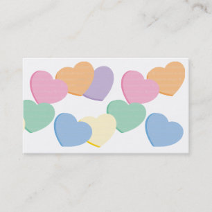 Carte De Visite Coeur de Valentine