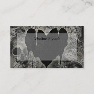 Carte De Visite Coeur gothique