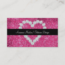 Coeur scintillant de diamant de parties
