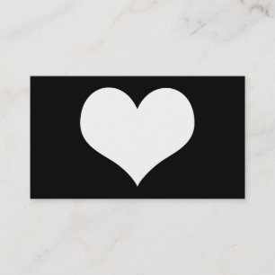 Carte De Visite coeur simple