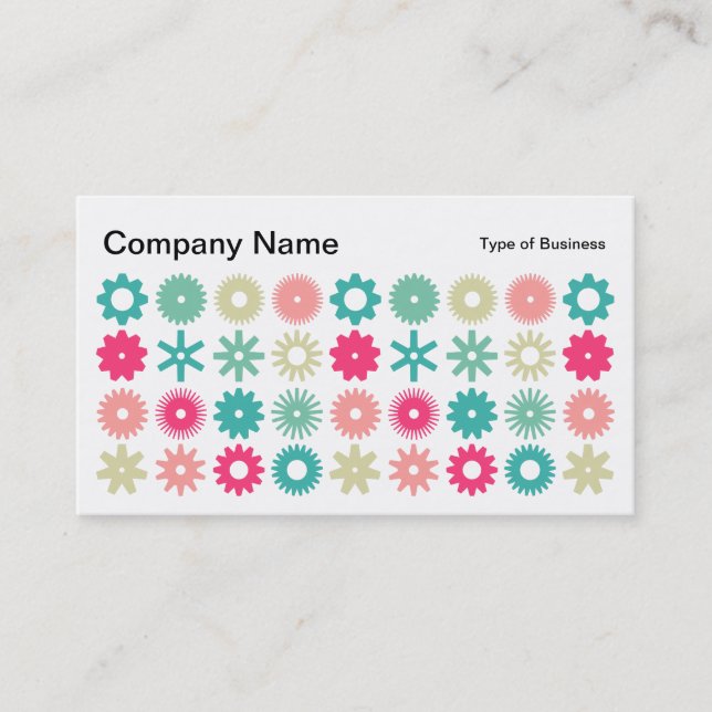 Carte De Visite Cogs - Couleurs 01 (Devant)