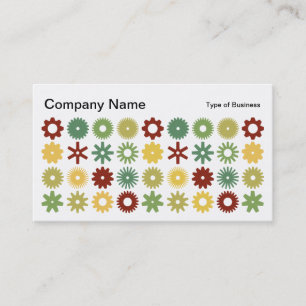 Carte De Visite Cogs - Couleurs 03