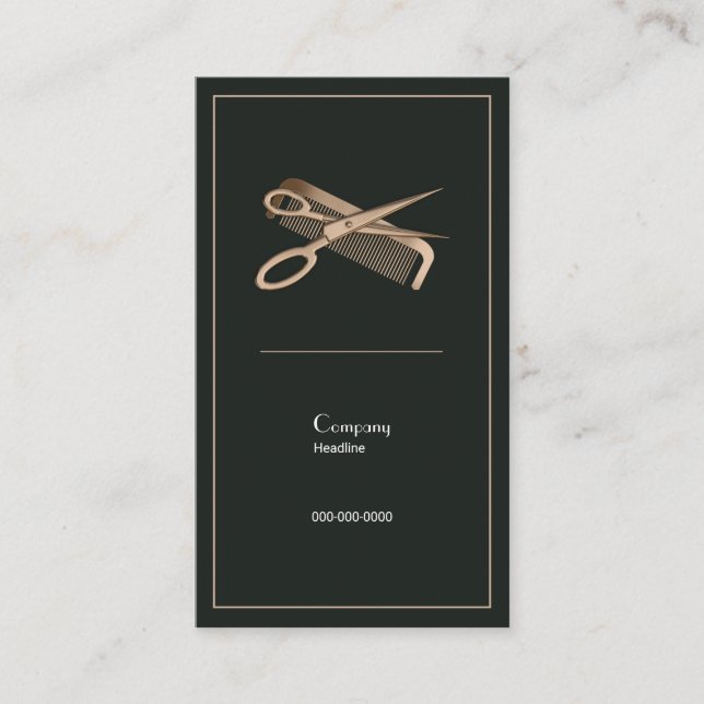 Carte De Visite Coiffeur (Devant)