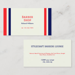 Carte De Visite Coiffeur Barber Shop