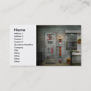 Carte De Visite Coiffeur - Belvidere, NJ - un salon de famille