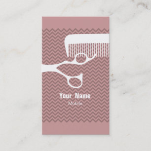 Carte De Visite Coiffeur Chevron