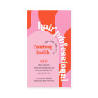 Coiffeur de salon de coiffure Super rose et rouge