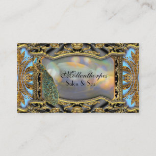 Carte De Visite Coiffeur et salon 3,5" de Mollenthorpes x 2,0"