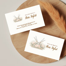 Coiffeur floral vintage élégant