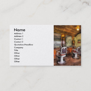 Carte De Visite Coiffeur - le salon de coiffure