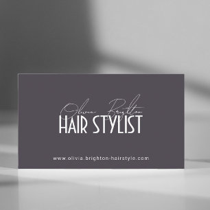 Carte De Visite Coiffeur Professionnel Moderne de Luxe