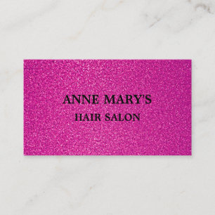 Carte De Visite Coiffeur rose violet Coiffeur Salon Spa Coiffeur