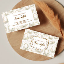 Coiffeur Salon Floral Romantique