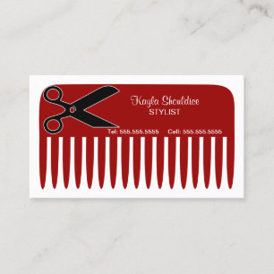 Carte De Visite Coiffeur Styliste