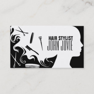 Carte De Visite Coiffeur Styliste Beauté Salon Barber Shop