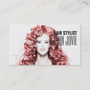 Carte De Visite Coiffeur Styliste Beauté Salon Barber Shop