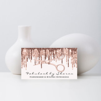 Carte De Visite Coiffeur Styliste Coiffeur Ciseaux Rose Drives Bla