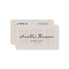 Coiffeur Styliste Elégant Sable Beige Moderne