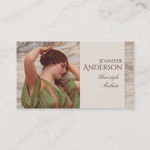 Carte De Visite Coiffeuse Coiffeuse maquillage beauté CC0017