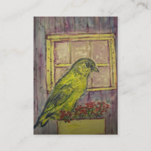 Carte De Visite Colibri dans la fenêtre