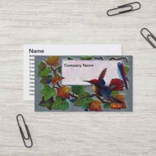 Carte De Visite Colibri et Ivy